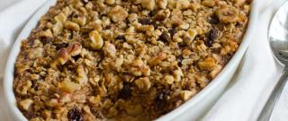 Baked Oatmeal with Apples, Raisins & Walnuts Photo