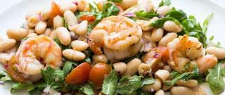 Shrimp, Arugula, White Bean and Cherry Tomato Salad Photo