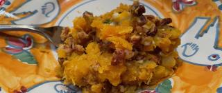 Mashed Butternut Squash with Blue Cheese and Pecans Photo