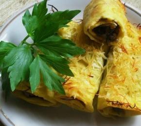 Egg Rolls with Mushrooms Photo