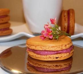 Macaroons with Raspberry Ganashe Photo