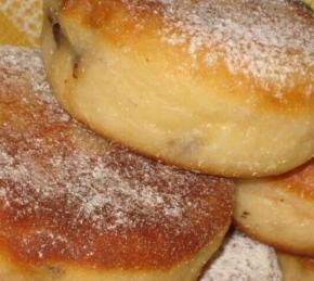 Sesame Donuts with Cherries and Raisins Photo