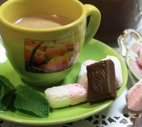 Hot Chocolate with Mint Photo