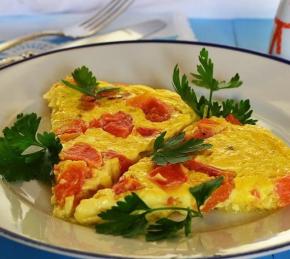 Healthy Omelette  with Vegetables Photo