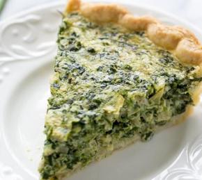 Artichoke and Spinach Quiche Photo