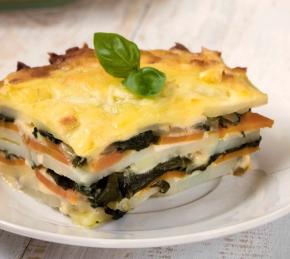 Potato Casserole with Spinach Photo