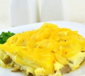 Healthy Potato Casserole with Mushrooms Photo