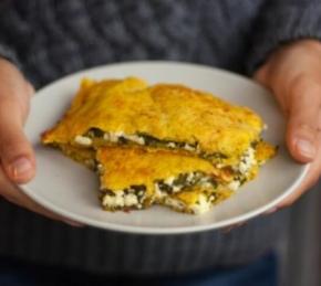 Cheese and Parsley Indian Pastry Photo