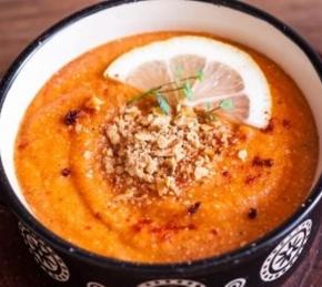 Indian Red Lentil Soup Photo