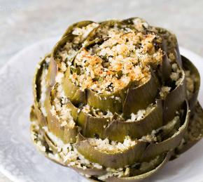 Baked Stuffed Artichokes Photo