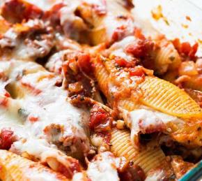 Mint Ricotta Stuffed Shells Photo