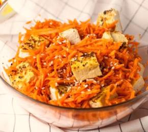 Japanese Carrot Salad with Tofu Photo