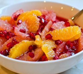 Citrus and Pomegranate Fruit Salad Photo