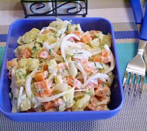 Potato Salad with Carrot Photo