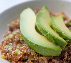 Quinoa Salad with Avocado and Dried Fruits Photo