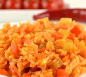 Healthy Rice with Carrots and Celery Photo