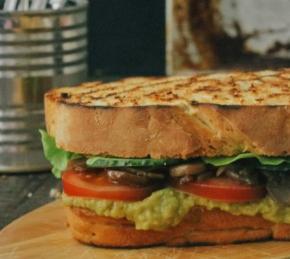 Vegetarian Sandwich with Guacamole Photo