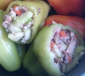 Vegetarian Stuffed Peppers in the Slow Cooker Photo