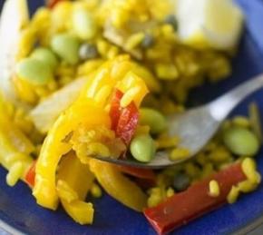 Vegetarian Paella Photo