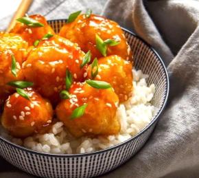 Vegetarian Cauliflower Tempura Photo