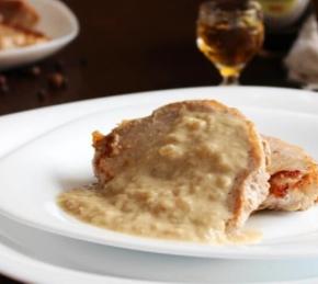 Pork chops with onion sauce Photo