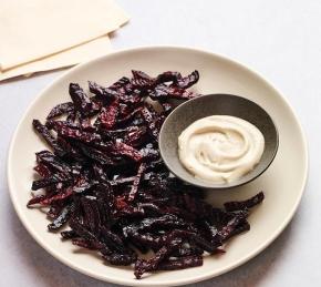 Beet Fries with Garlic Tahini Photo