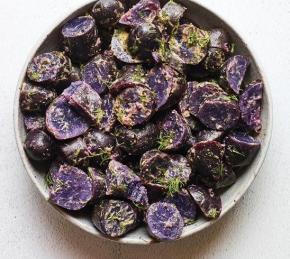 Olive Oil Purple Potato Salad Photo