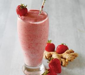 Ginger Strawberry Smoothie Photo