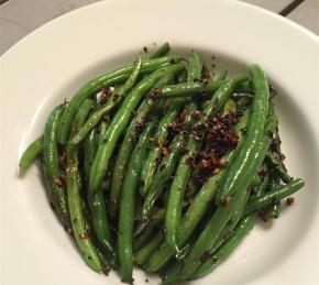 Spicy Indian (Gujarati) Green Beans Photo