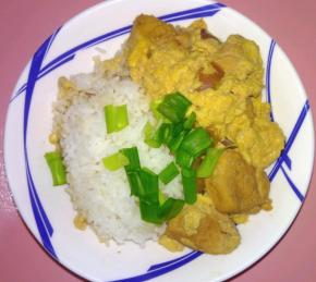 Oyakodon (Japanese Chicken and Egg Rice Bowl) Photo