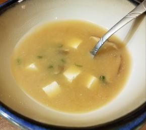 Miso Soup with Shiitake Mushrooms Photo