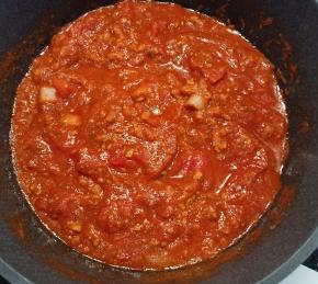 Homemade Spaghetti Sauce with Ground Beef Photo