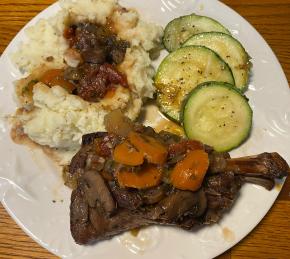 Rosemary Braised Lamb Shanks Photo