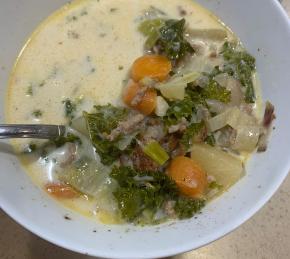 Sausage, Potato and Kale Soup Photo