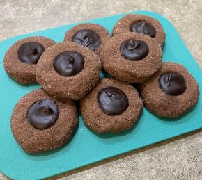 Chocolate Thumbprint Cookies Photo