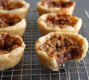 Apple Walnut Canadian Butter Tarts Photo