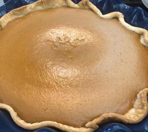 Pumpkin Custard Pie Photo