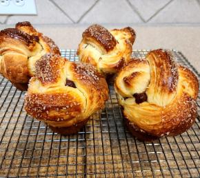 "Thousand Layer" Chocolate Brioche Photo