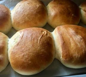 Homemade Hamburger Buns Photo