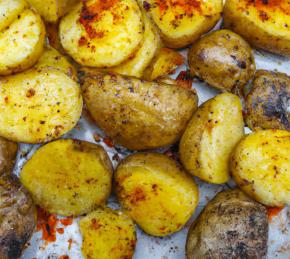 Grilled Garlic Potato Wedges Photo