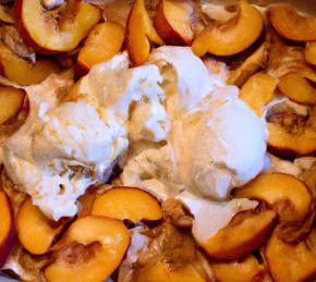 Fresh Peach Cobbler Photo