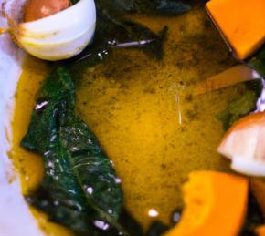 Pumpkin Spinach Onion Soup Photo