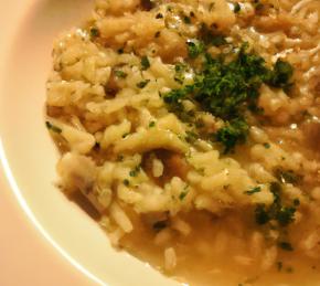 Spicy Creamy Mushroom Risotto Photo