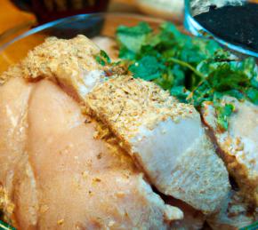 Black Soy Marinated Turkey Breast Photo