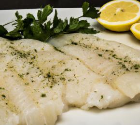 Lemon-Garlic Baked Cod Fillets Photo