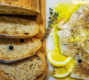 Baked Cod Fillets with Lemon and Thyme Photo