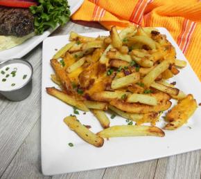 Air Fryer Cheesy Bacon Ranch French Fries Photo