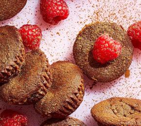 Air Fryer Raspberry Brownie Bites Photo