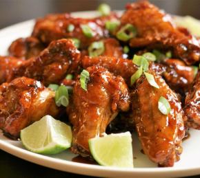 Air Fryer Honey Garlic Chicken Wings Photo