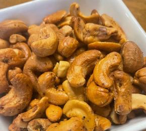 Air Fryer Lemon Pepper Roasted Cashews Photo